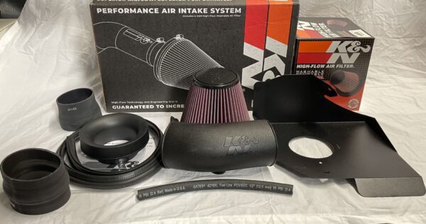 K&N 6.4L Scat Pack Cold Air Intake Filter Tube 11-21 Dodge Charger Challenger - Image 2