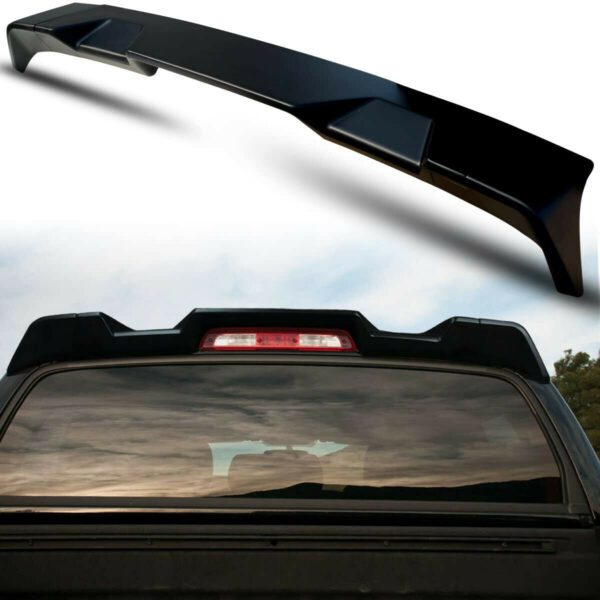 3pc Black Roof Cap Wing Spoiler w/ End Caps for 09-14 Ford F-150 F150 - Image 6