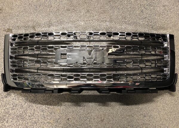 OEM 11-14 GMC Denali HD Grill Grille Chrome Sierra 2500 / 3500 20966057, High Quality - Image 6