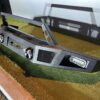 Front Metal Off Road Bumper Winch Cover w LED Lights for 14-15 Chevy Silverado 1500 - Image 3