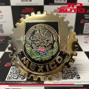 Mexico Gold - Flag Emblem Car Grille Badge