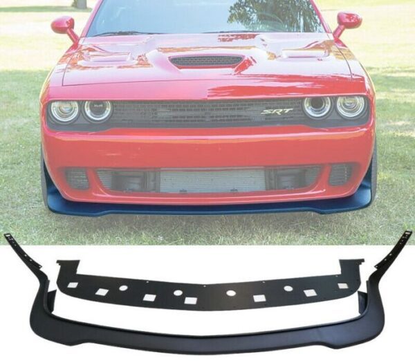 Front Lower Hellcat Bumper Valance Lip for 15-22 Dodge Challenger - Image 4