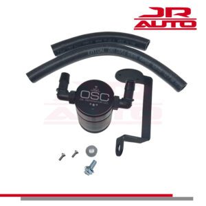 JLT 3.0 Right Oil Catch Can Separator Black 5.7L Anodized 05-22 Dodge