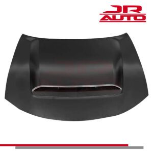 Demon Style Charger Hood w/ Vent Black Aluminum for 15-23 Dodge