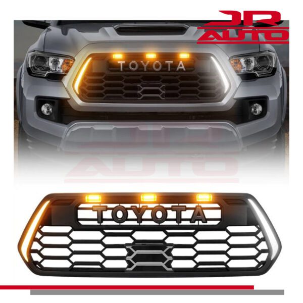 2016-2022 Toyota Tacoma TRD Pro Style Grille w DRL & Signals 16-21 16-22