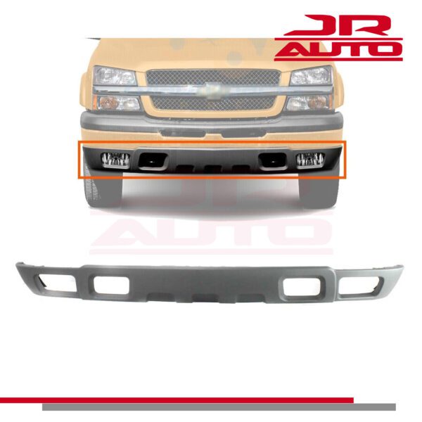 Front Bumper Lower Valance Grey For 2003-2007 Chevrolet Silverado 1500 2500 1500HD 2500HD 3500 Avalanche