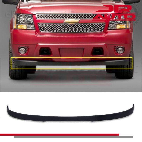 Lower Valance Front Bumper Air Deflector For 07-14 Chevrolet Tahoe 07-13 Chevy Avalanche Suburban