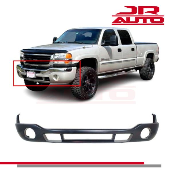 03-06 Front Bumper Lower Valance for 2003-2007 GMC Sierra 1500 2500 3500HD SLE Extended Standard SLT WT Crew 03-07