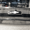 : 88-98 Cheyenne 350SS Chevy Sierra OBS Black Grille-Chrome Applique with Mexico Bowtie Emblem C1500 K1500 C/K - Gold/Metallic Grey