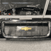 88-98 Cheyenne 350SS Chevy Sierra OBS Black Grille-Chrome Applique with Mexico Bowtie Emblem C1500 K1500 C/K - Gold/Metallic Grey