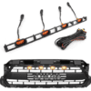2012-2015 Toyota Tacoma TRD Pro-Style Grill Grille Letters Logo & Amber LED Lights
