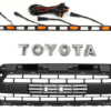 2012-2015 Toyota Tacoma TRD Pro-Style Grill Grille Letters Logo & Amber LED Lights