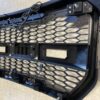 Raptor Style Front Grille for Ford F150 Grille 2015 2016 2017 Amber Lights W/DRL Matte Black
