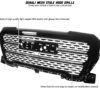 2019-2022 GMC Sierra 1500 Denali Style Gloss Black Grill Grille Upgrade 19-22