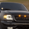 Ford F150 Raptor Grille Grill w/ Letters & Lights for 97-03 F-150