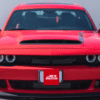 2008-2023 Dodge Challenger SRT Demon Style Black Hood Aluminum